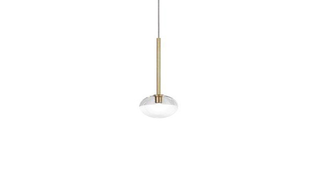 Elegant Design Pendant lamp with gold Accent