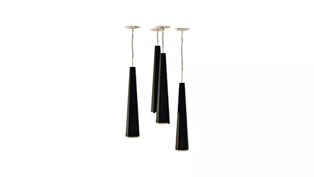 Luxury Dark Pendant Lamp with Gold Accent