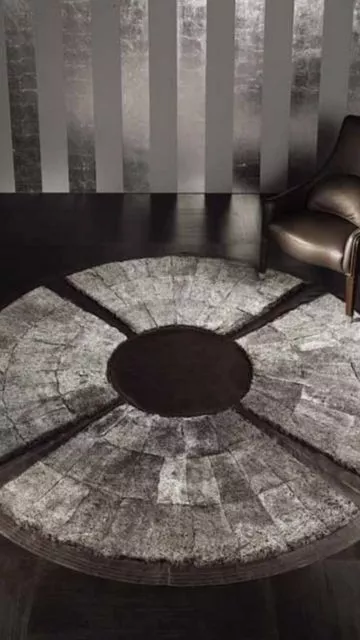 Elegant Carpet with Circular Design