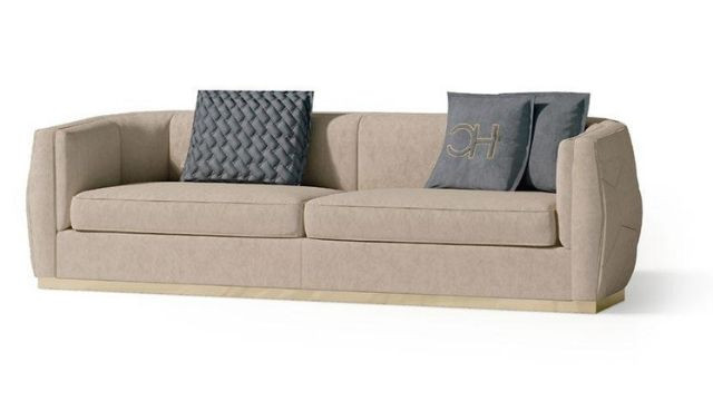 Elegant Beige 4 Seater sofa