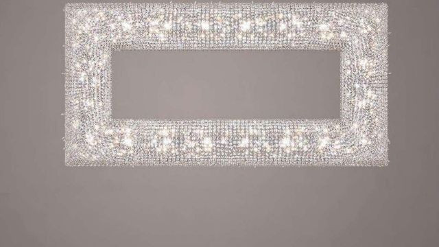 Rectangular Crystal Design Chandelier