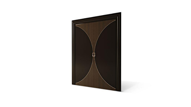 Double Hinged Wooden Door