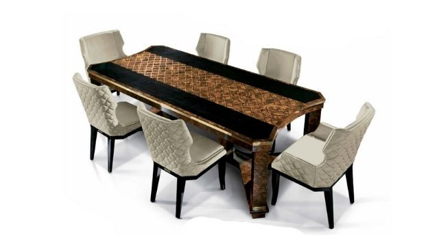 Luxury Elegant Dining Table Set