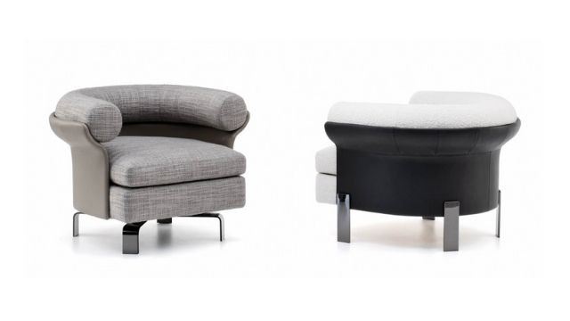 Trendy Design Grey Armchair