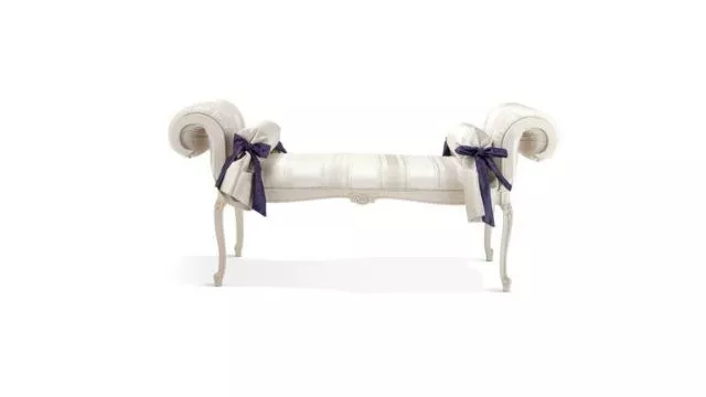 Elegant White Bench