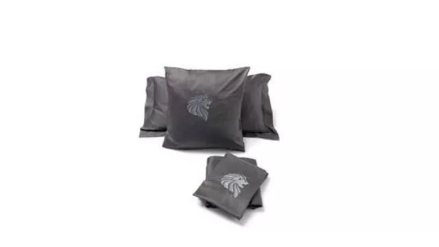 Signature Leather Design Pillow Case