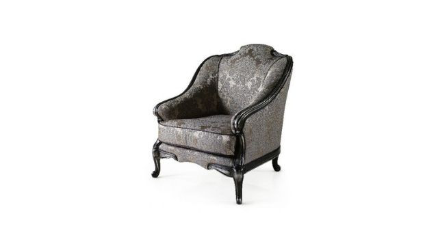 Elegant Dark Armchair