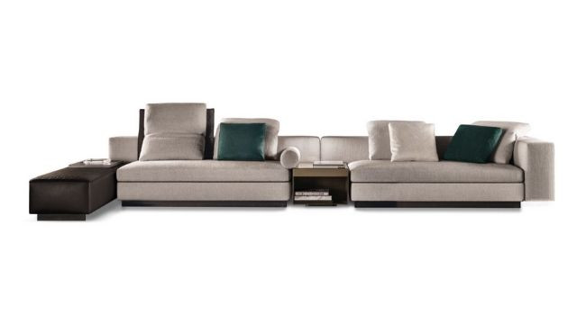 Luxury White Sectional Sofa