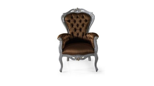 Elegant Brown Armchair