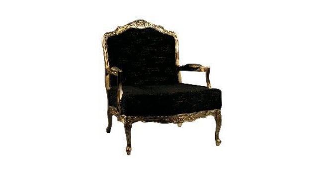 Elegant Black Armchair