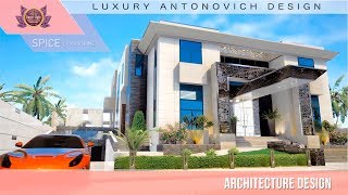 Project management and construction of modern house in Africa. Exclusive Interior & Exterior Design! & Furnishing by ANTONOVICH Group
