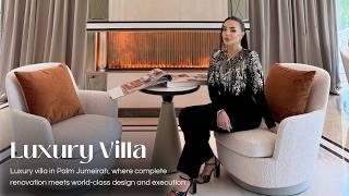 Luxury Villa in Palm Jumeirah Dubai | Interior Renovation & Bespoke Furniture & Furnishing by ANTONOVICH Group